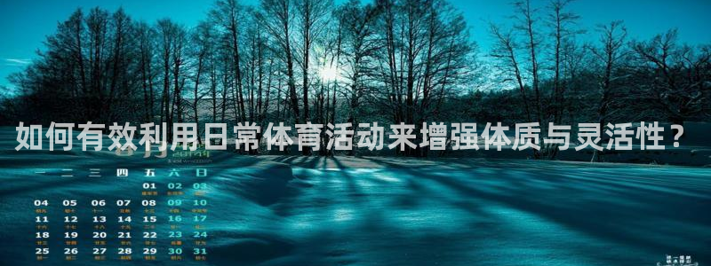 成都熊猫体育公园：如何有效利用日常体育活动来增强体质与灵活性？